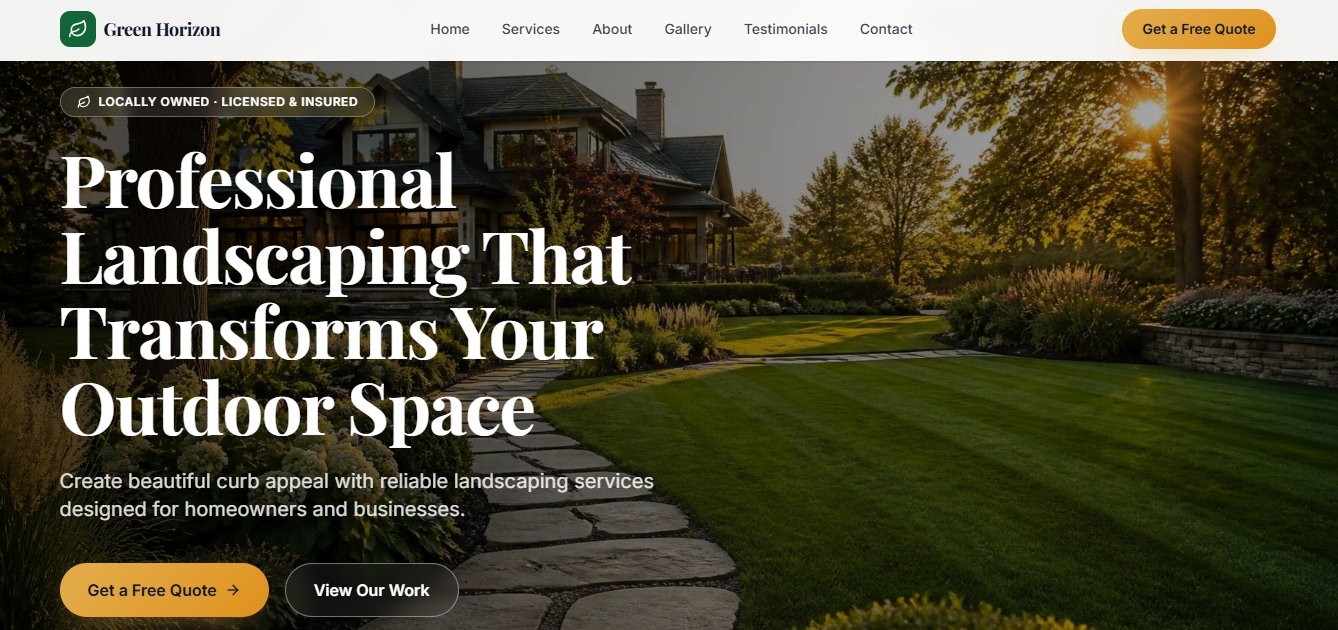 Landscaping Essential Website